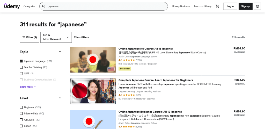 learn japanese language online 